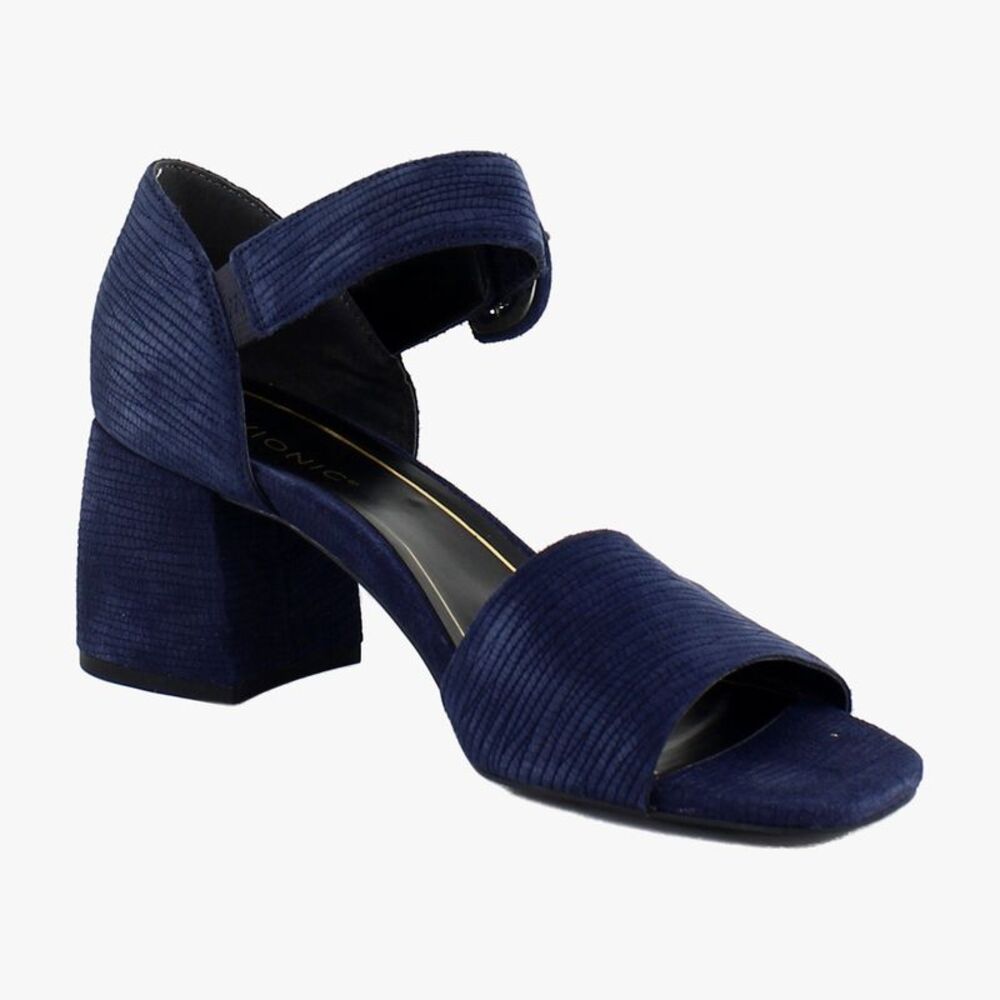 Vionic Chardonnay Navy Blazer Suede